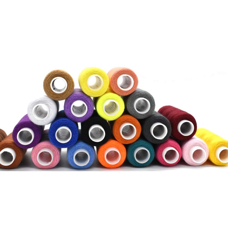 Renashed Sewing Thread 30 Colors Sewing Industrial Machine and Hand Stitching 250 Yards Each Sewing Thread Polyester - Image 3